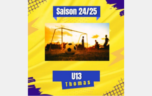 U13 Thomas à Rc Lens (Amical foot à 11)