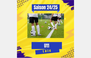 U11 Loic reçoit Presmesques 