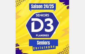 Seniors D3 reçoit Perenchies US