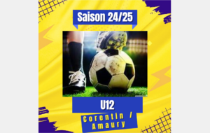 U12 Corentin - Amaury reçoit Mons Fc