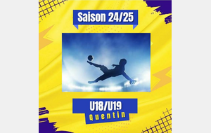 U18/U19 Quentin reçoit Cysoing Wb Ec