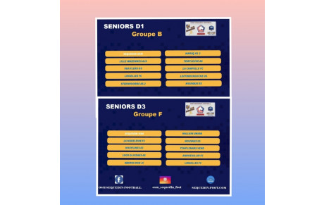 Les groupes SENIORS 