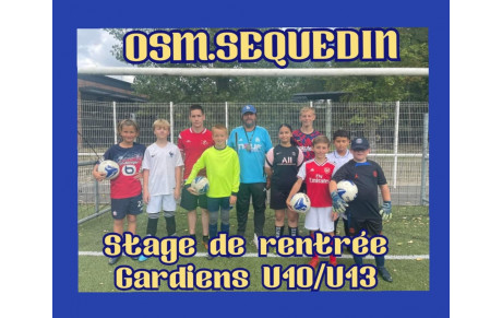 Stage de gardiens U10/U13